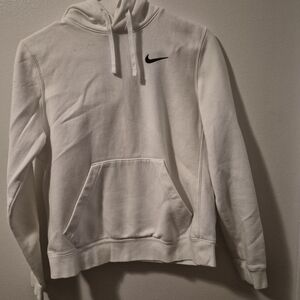 Nike Men's White Pullover Hoodie